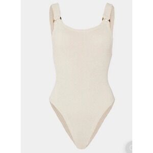 EUC Hunza G Domino SWIMSUIT One-Piece Women's BLUSH OS $270